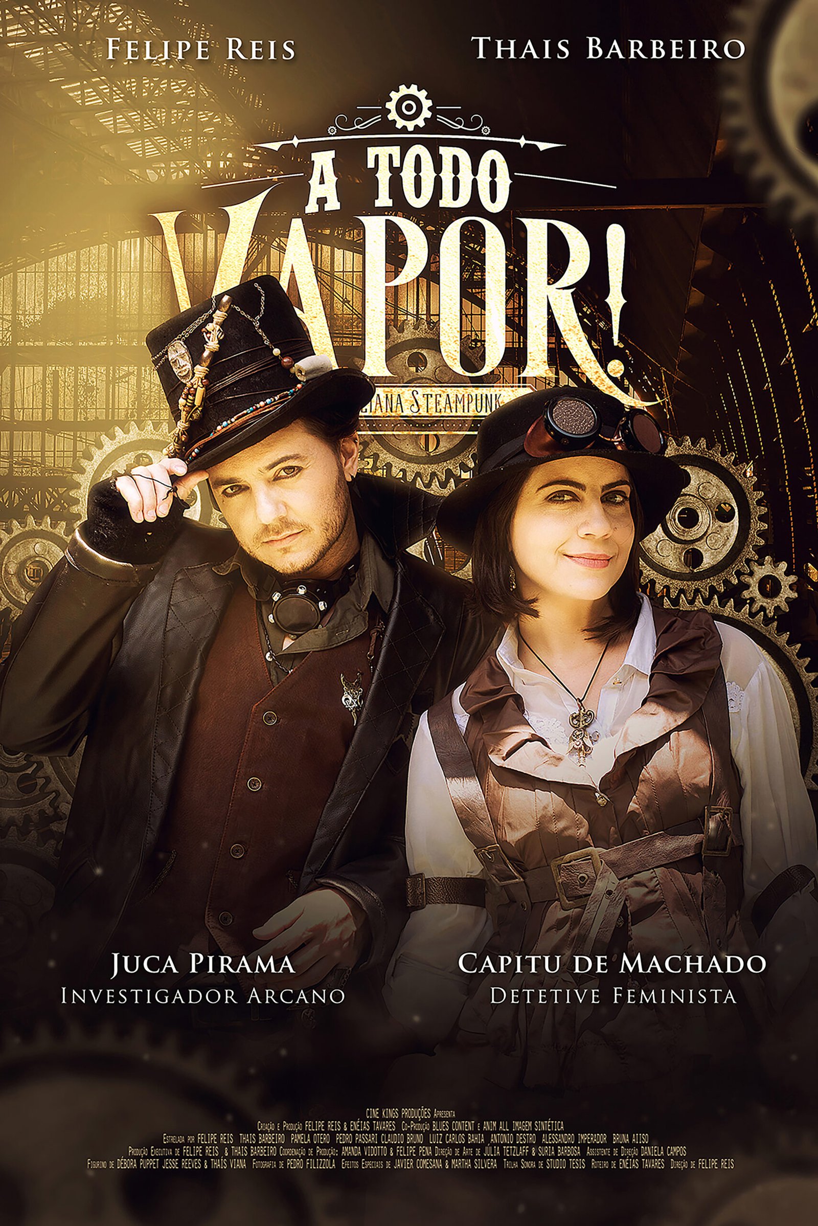 Primeiro filme steampunk do Brasil.